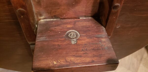 Stickley Fayetteville Syracuse Queen Anne Mahogany Folding Tea Table - Image 5