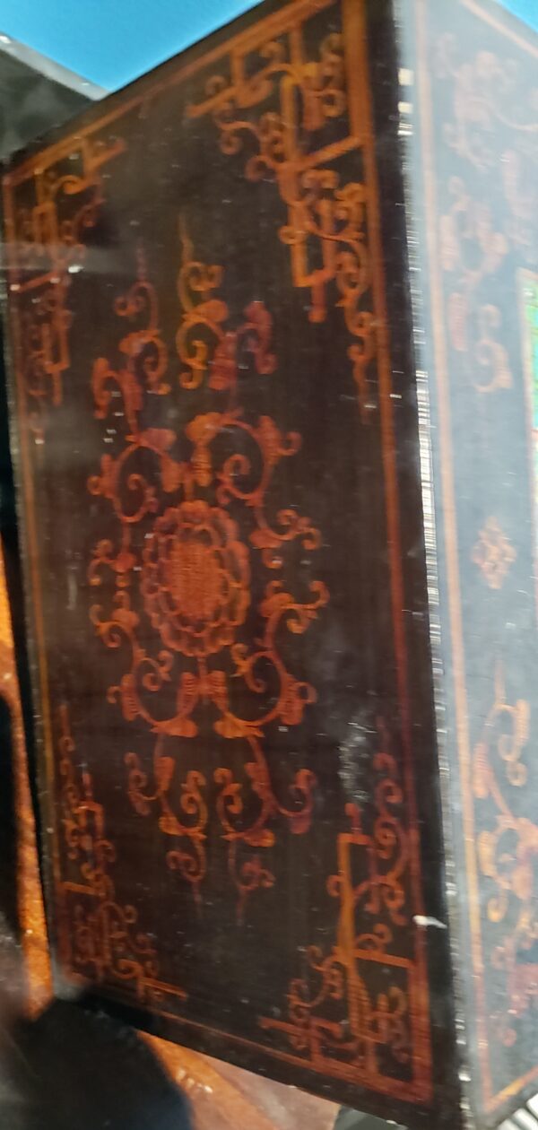 Antique Chinese Export Lacquer & Cloisonne Scholar's Box (2 boxes) - Image 8